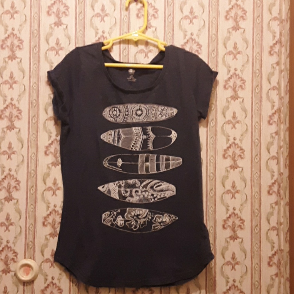 Navy Blue Surfboard Shirt